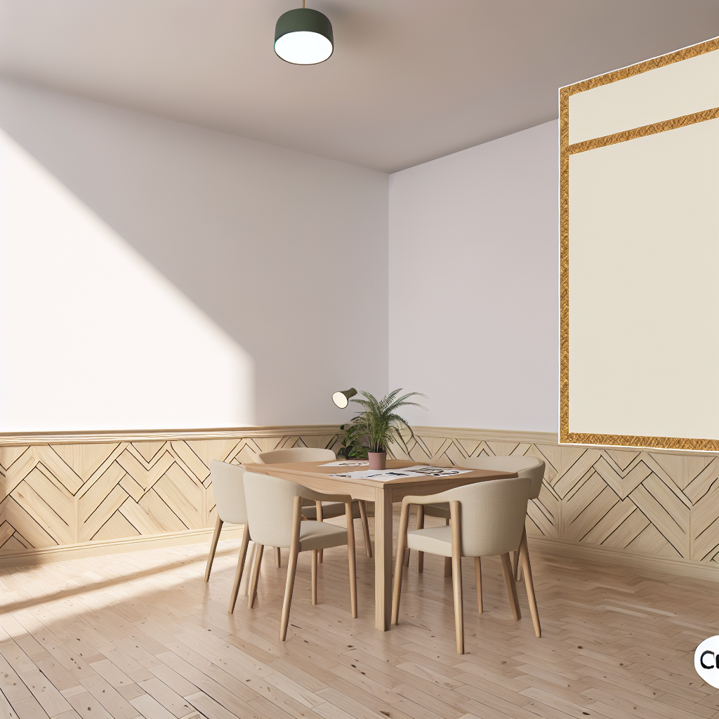 Minimalist London office with paper-based workflow